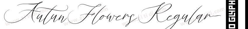 AutunFlowersRegular字体转换 AutunFlowersRegular字体转换