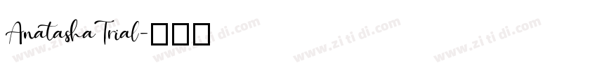 AnatashaTrial字体转换