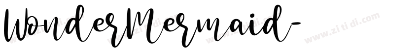 WonderMermaid字体转换