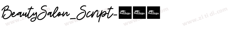 BeautySalon_Script字体转换