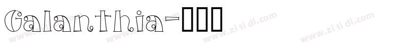 Galanthia字体转换