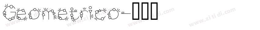 Geometrico字体转换