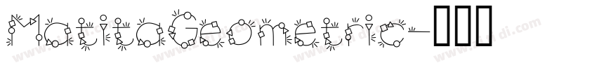 MatitaGeometric字体转换