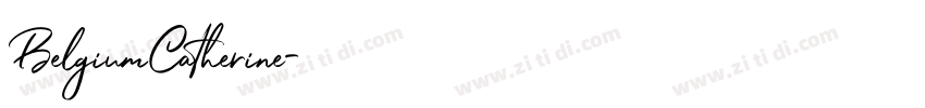 BelgiumCatherine字体转换