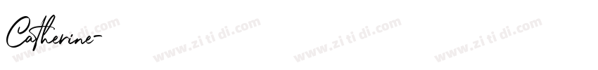 Catherine字体转换