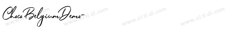 ChocoBelgiumDemo字体转换 ChocoBelgiumDemo字体转换