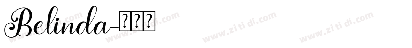Belinda字体转换