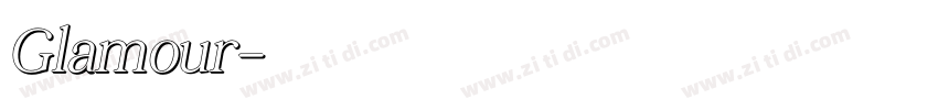 Glamour字体转换