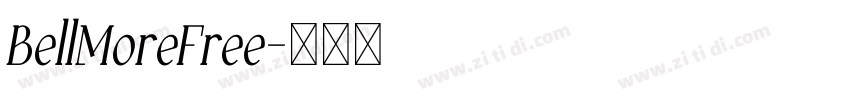 BellMoreFree字体转换