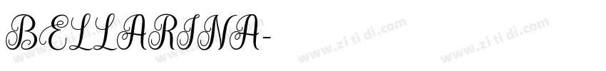 BELLARINA字体转换