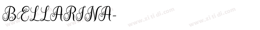 BELLARINA字体转换