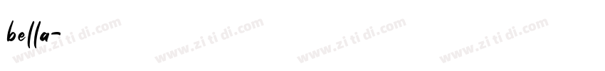 bella字体转换