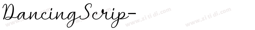 DancingScrip字体转换