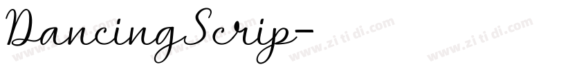 DancingScrip字体转换