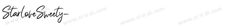 StarLoveSweety字体转换