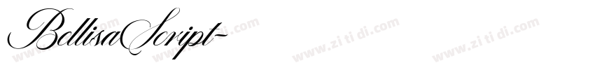BellisaScript字体转换