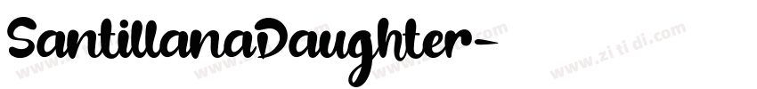 SantillanaDaughter字体转换