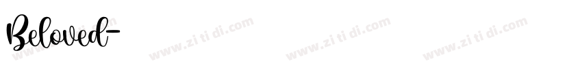 Beloved字体转换