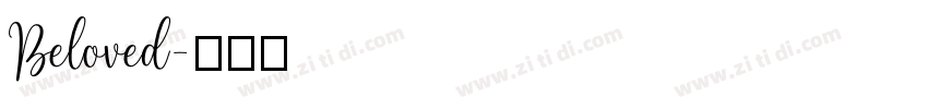 Beloved字体转换