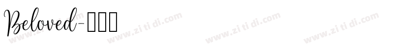 Beloved字体转换