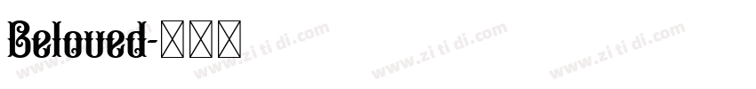 Beloved字体转换