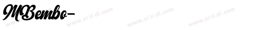 MBembo字体转换