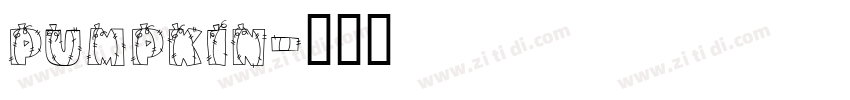 pumpkin字体转换