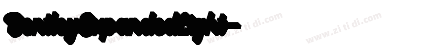 BentleyExpandedLight字体转换