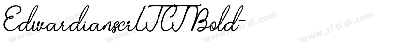 EdwardianscrITCTBold字体转换