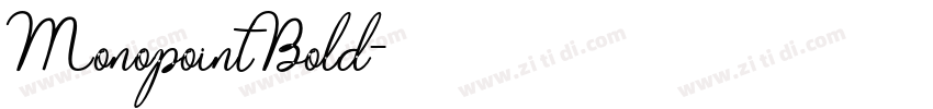 MonopointBold字体转换