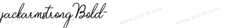 jackarmstrongBold字体转换