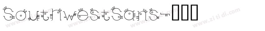 SouthwestSans字体转换