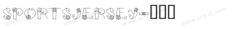 sportsjersey字体转换