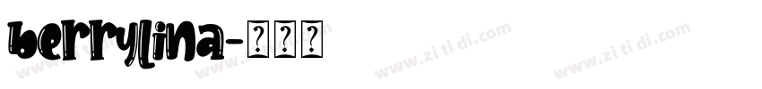 berrylina字体转换
