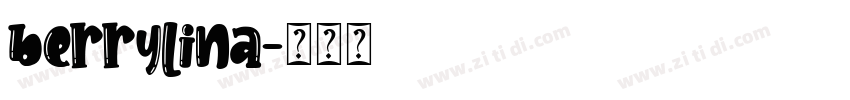 berrylina字体转换