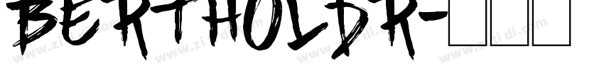 Bertholdr字体转换