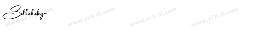 Sellaheby字体转换
