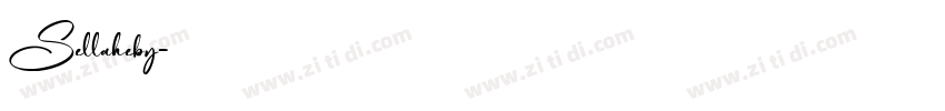 Sellaheby字体转换