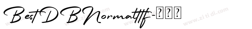 BestDBNormalttf字体转换