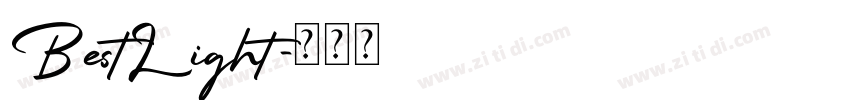 BestLight字体转换