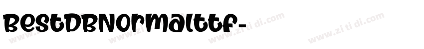 BestDBNormalttf字体转换