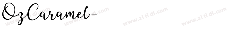 OzCaramel字体转换