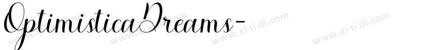 OptimisticaDreams字体转换