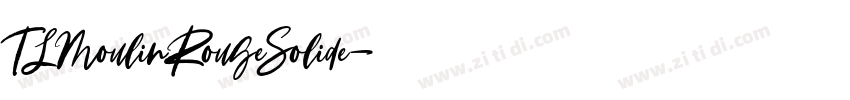 TLMoulinRougeSolide字体转换