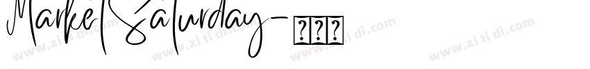 MarketSaturday字体转换