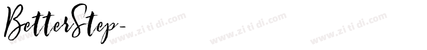 BetterStep字体转换