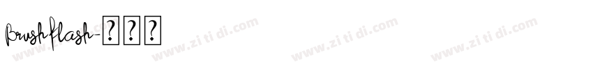 BrushFlash字体转换