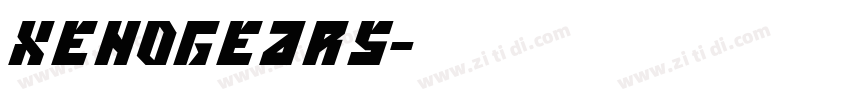 Xenogears字体转换