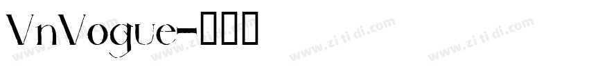 VnVogue字体转换
