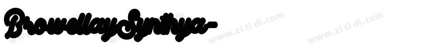 BrowellaySynthya字体转换